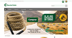 Desktop Screenshot of casadascordas.com.br