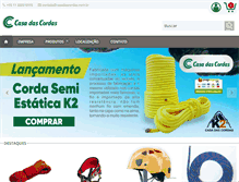 Tablet Screenshot of casadascordas.com.br